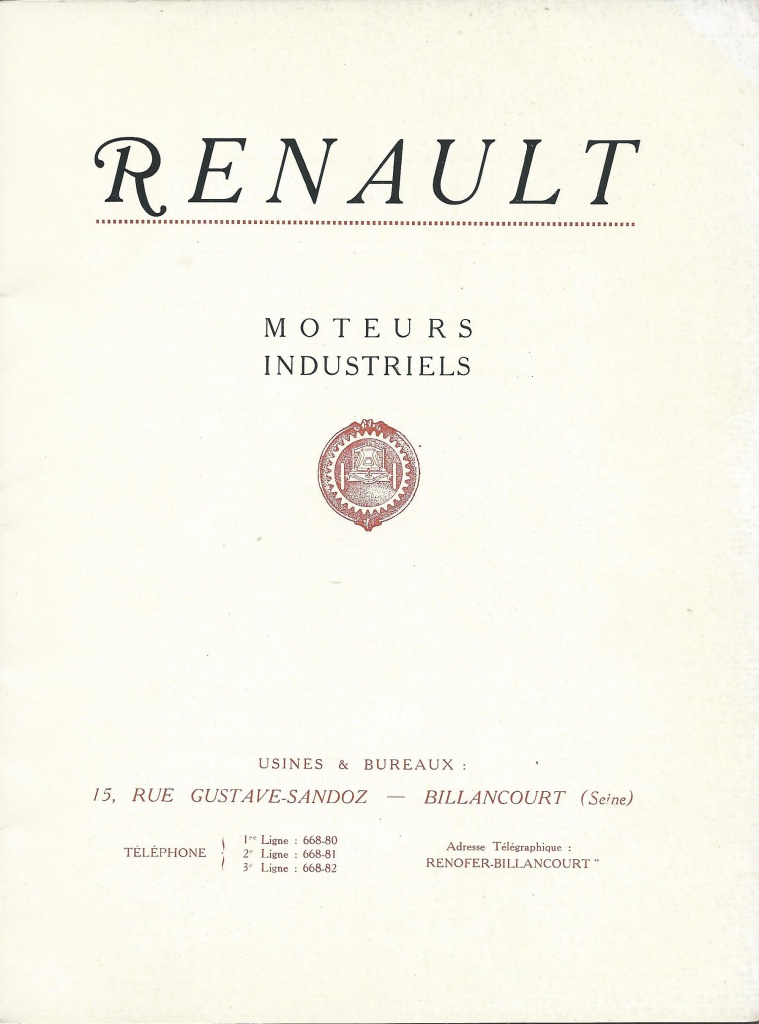 RENAULT moteurs fixes  - Page 4 2260