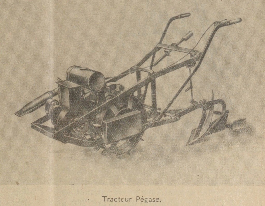 PEGASE : un motoculteur appelé tracteur 4425