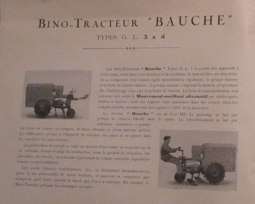 BAUCHE  la bineuse de 1919 Bauche10