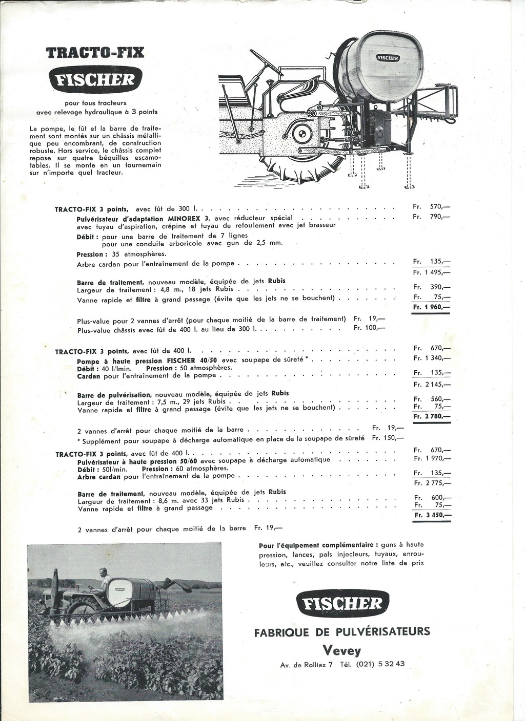 Atomiseur / Pulvérisateur suisse : FISCHER Fische11