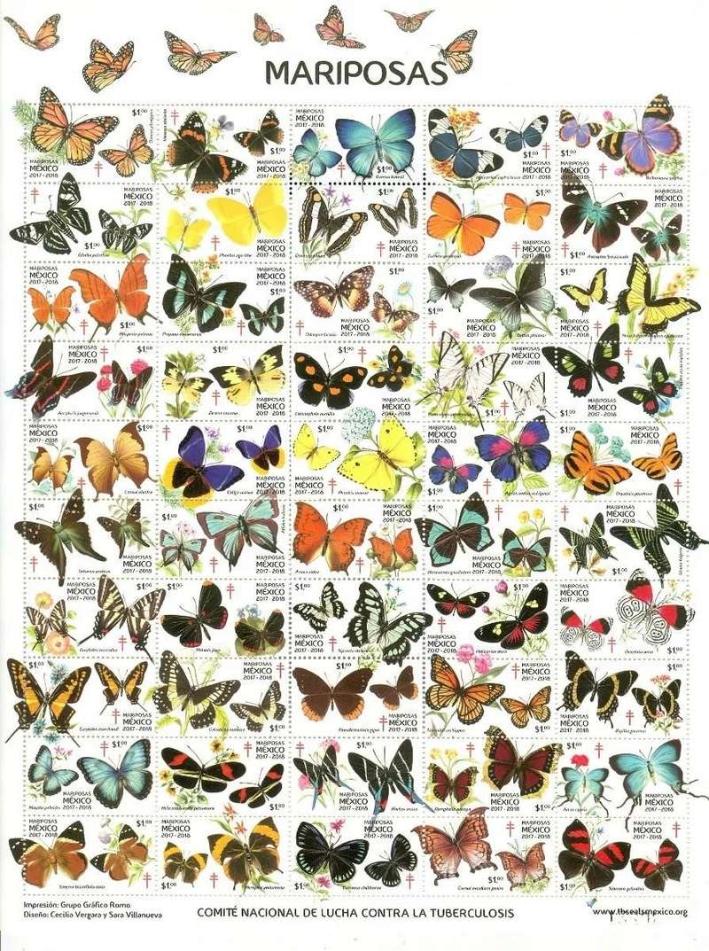 Me pierden los sellos de mariposas Tbs17110