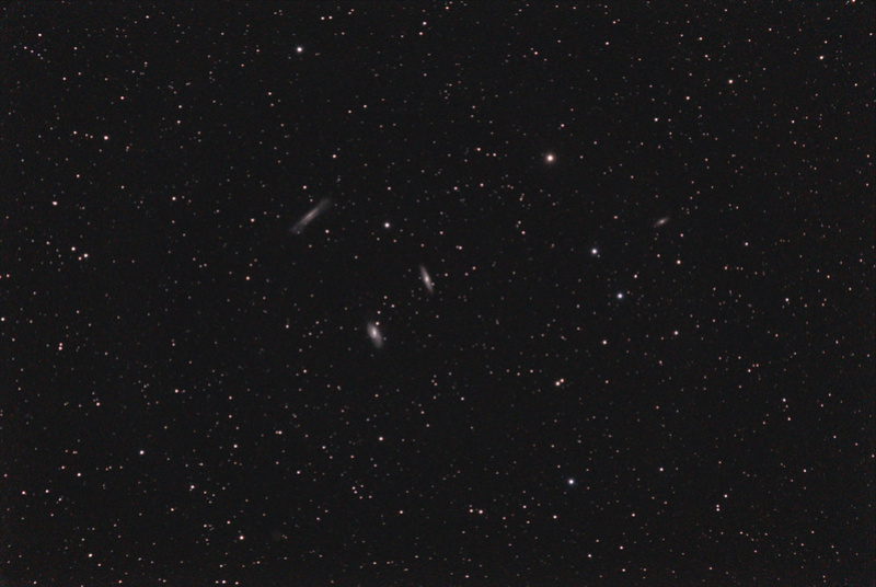 Triplet du lion M65,M66 et NGC3628 entrainement cadrage M65_6610