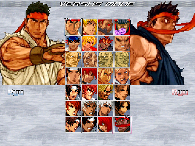 What does your mugen character select look like? Mugen011
