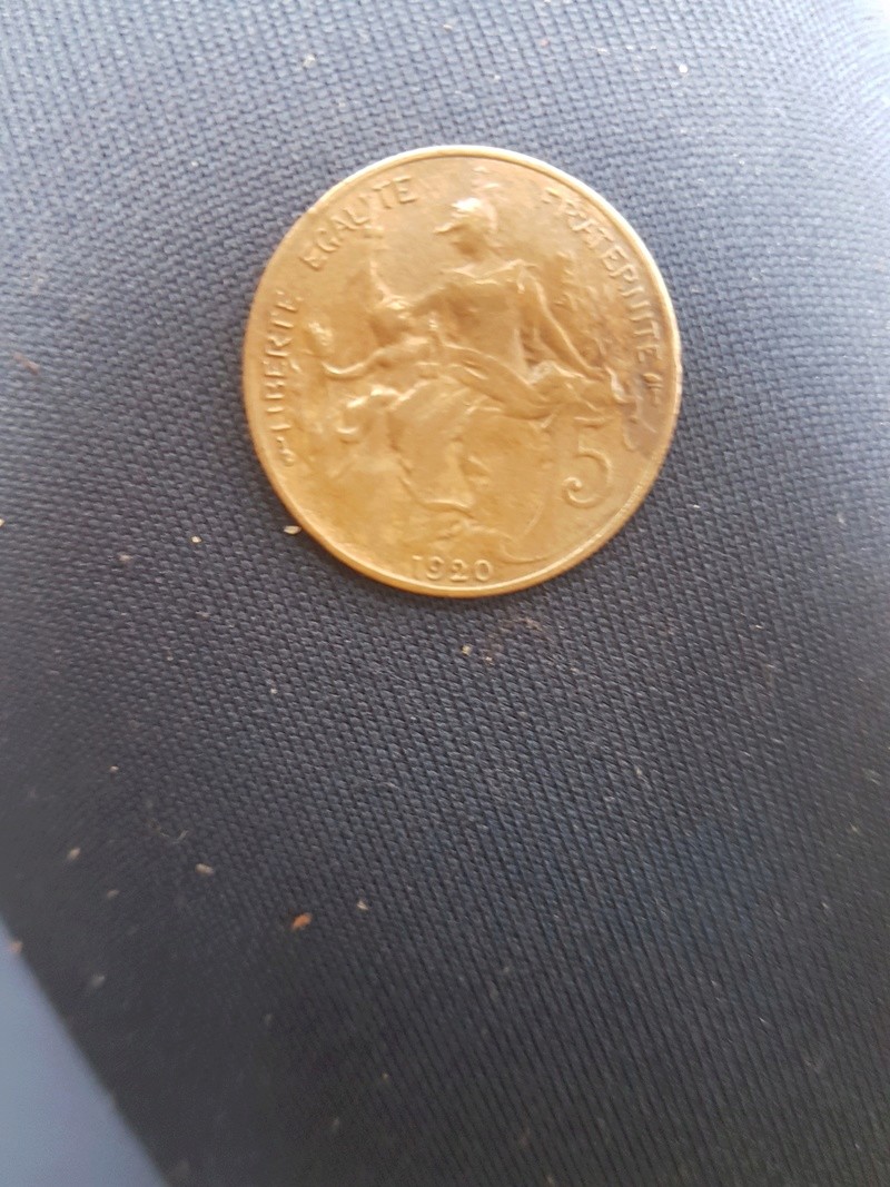 5 Céntimos Franco. Francia (1920) 20180419