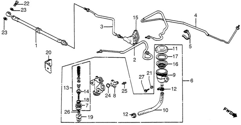 Réfection du circuit de frein arrière GL 1100 Eclaty10