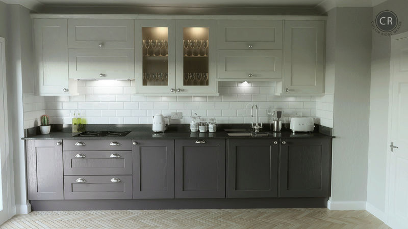 Painted Anthracite and Limestone Twit3011