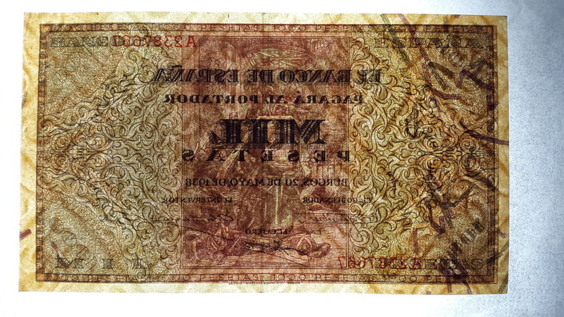 1000 Pesetas 1938 ¿EBC-? 20171014