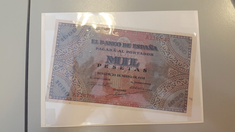 1000 Pesetas 1938 ¿EBC-? 20171015