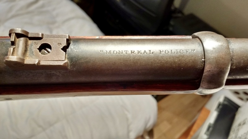 Carabine antique de la police de Montréal Fullsi17