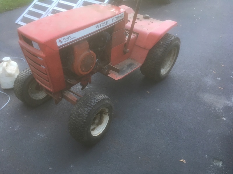 “Ol’ Red” 1979 Wheel Horse C-81 Img_1514