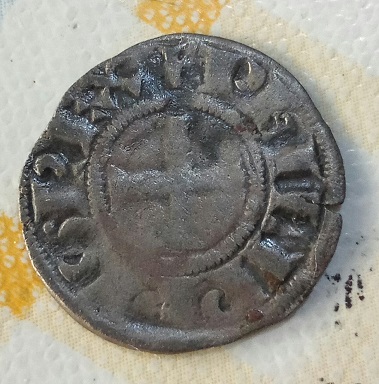 Denier tournois de Felipe IV de Francia 1216