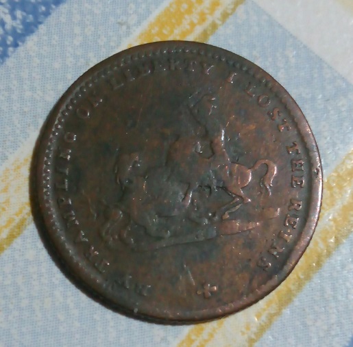 Jeton britannique de William IV, 1837 ... 1a46