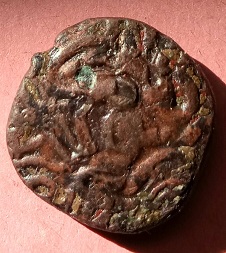 Bronze "massa" de Rajaraja Chola de Ceylan (980-1014 ap. J.-C.) ... 2a15