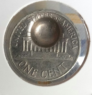 1959 D Cent américain avec contremarque. 632