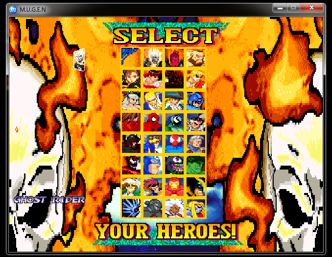 What does your mugen character select look like? Second10