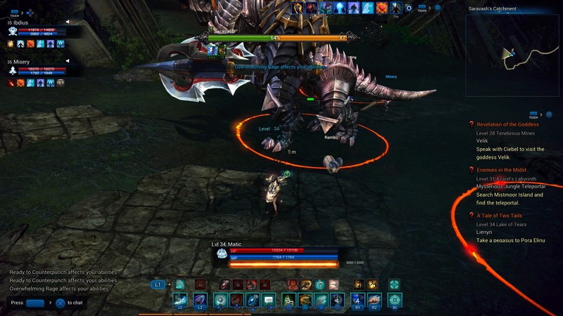 Impressions: Tera [Beta] (PS4 Retail) Gamepl15