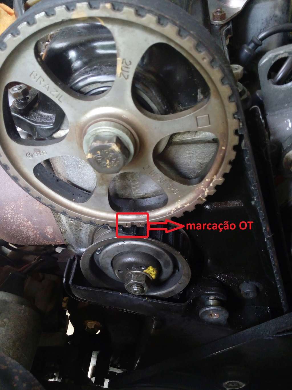 Sincronismo da correia dentada motor AP 20180110