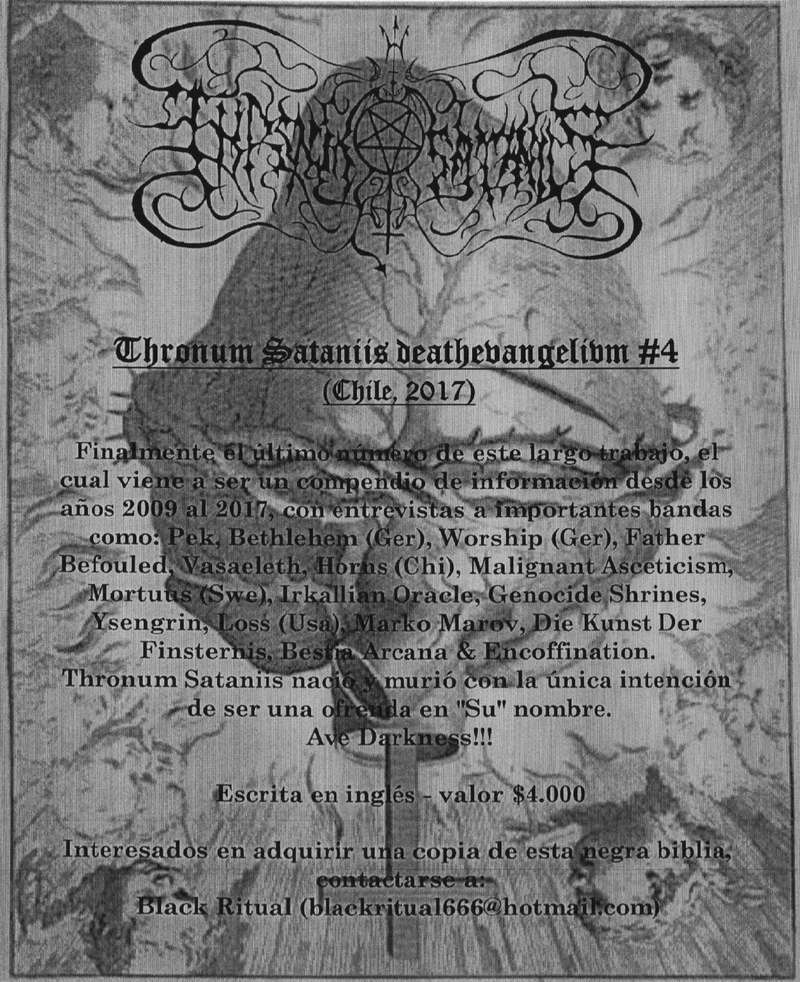 THRONUM SATANIIS deathevangelivm #4 Flyer-10