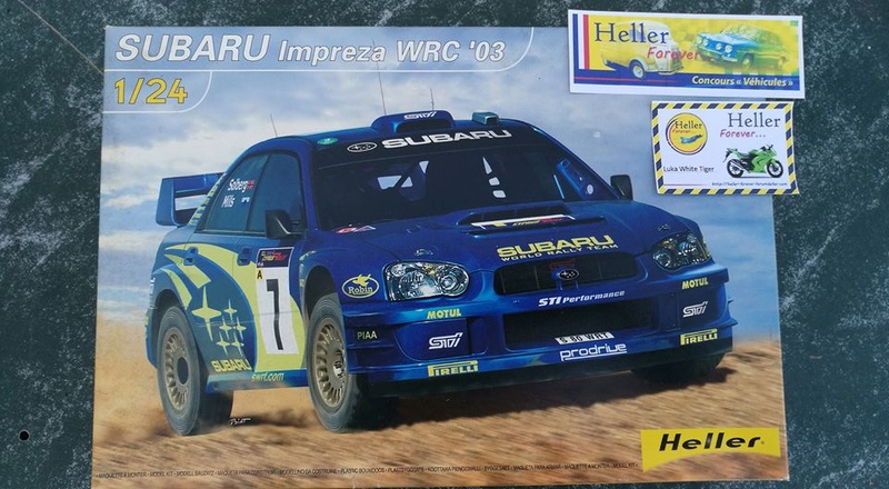 SUBARU IMPREZA WRC Rallye de CHYPRE 2003 1/24ème Réf 80750  00230
