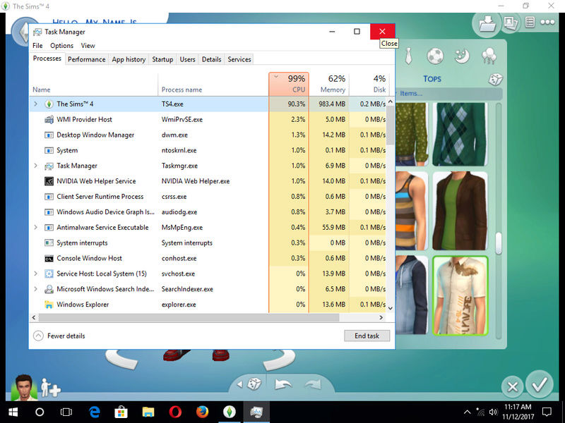 The Sims 4 Keeps crashing on Gameplay after 10-20 M of playing, and ate 99% cpu and memory. [SOLVED] Issue_10
