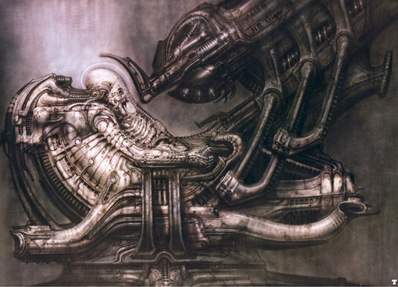 Peintures et dessins Kustom kulture à la main Alien-10