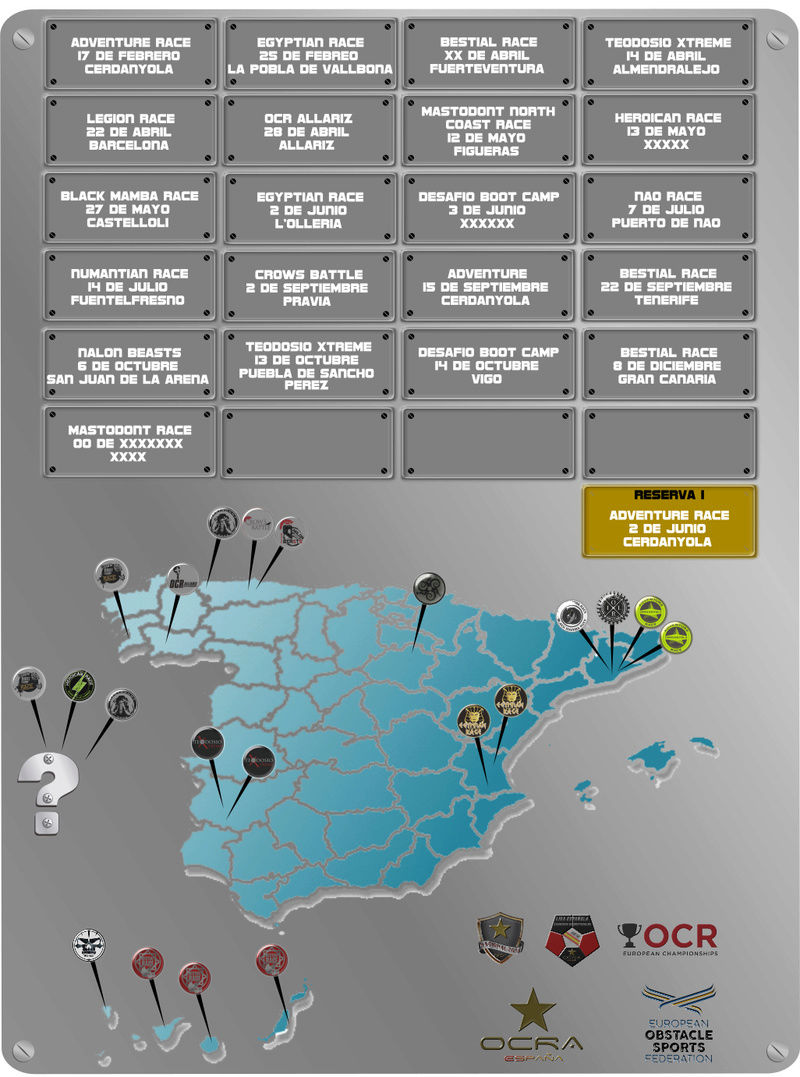 3 calendarios provisionales de las competiciones para el 2018 22770011