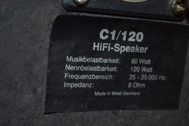 Полочная акустика ITT Hi-Fi C1/120 Made in West Gemany 26756210