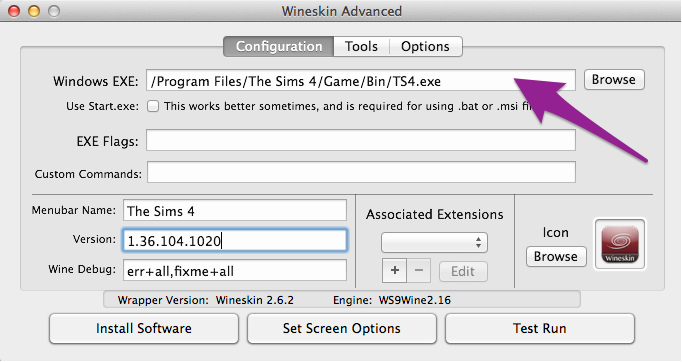 Wineskin Wrapper for TS4 - Works on latest 1.36.104.1020 patch. [OBSOLETE?] 710