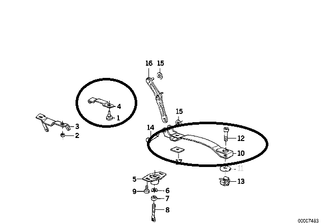 charnière de selle Sans-t54