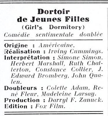 Dortoir de jeunes filles (1936) Lacinm33