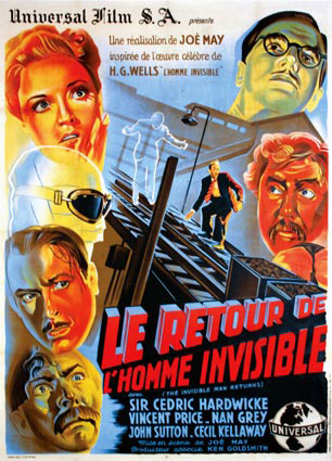 Le Retour de l'homme invisible (1939) de Joe May