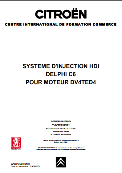 SYSTEME D'INJECTION HDI DELPHI C6 POUR MOTEUR DV4TED4 Captur10