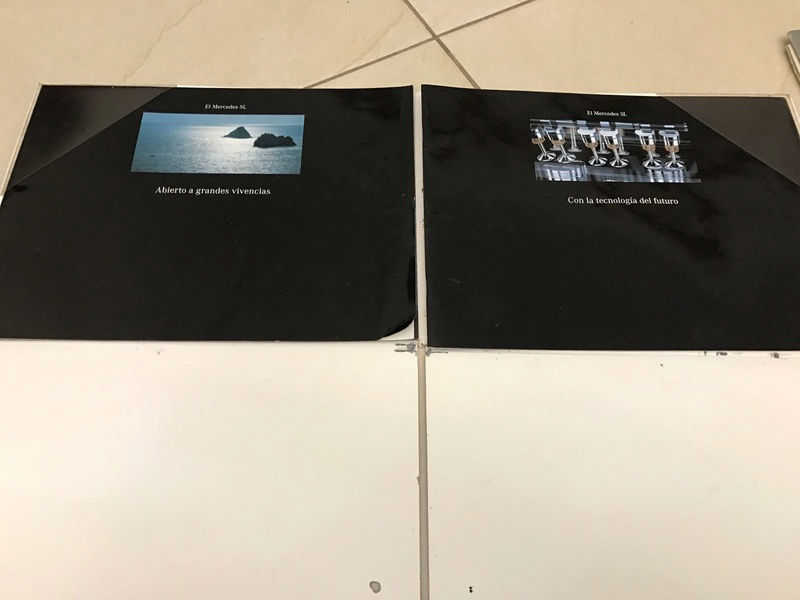 (VENDO) Catálogo antigo Mercedes SL - R$ 80 Whatsa36