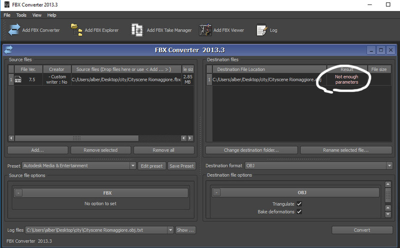 Tutorial FBX Converter 2013 para convertir modelos 3d en .FBX a .OBJ 1128