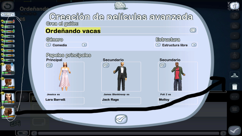 Vestir extras para el lugar A31