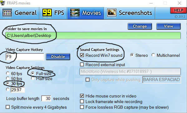 fraps - FRAPS: Mantener la misma calidad de vídeo que en The Movies B12