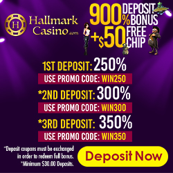 $50 No Deposit Bonus at Hallmark Casino