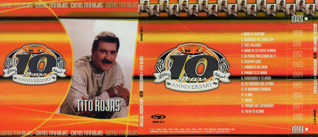 Tito Rojas - 10 Años Aniversario (1999) Tito_r14