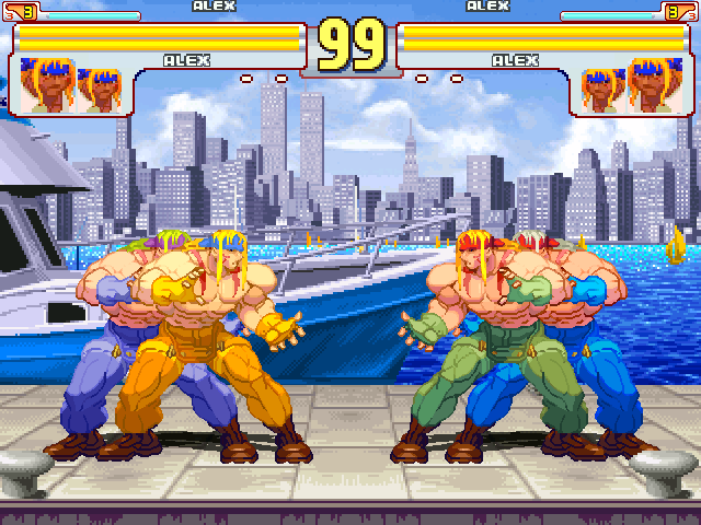 Street Fighter III Third Strike lifebar by Matmut [1280x720 edit by RAMON GARCIA] 12 versions Mugen327