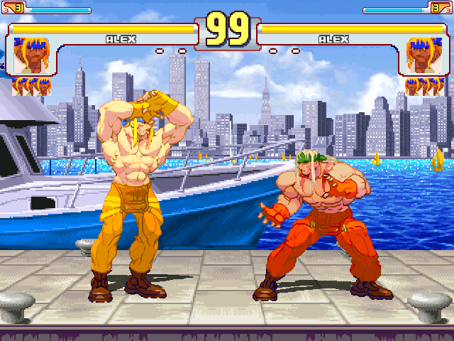 Street Fighter III Third Strike lifebar by Matmut [1280x720 edit by RAMON GARCIA] 12 versions Mugen329