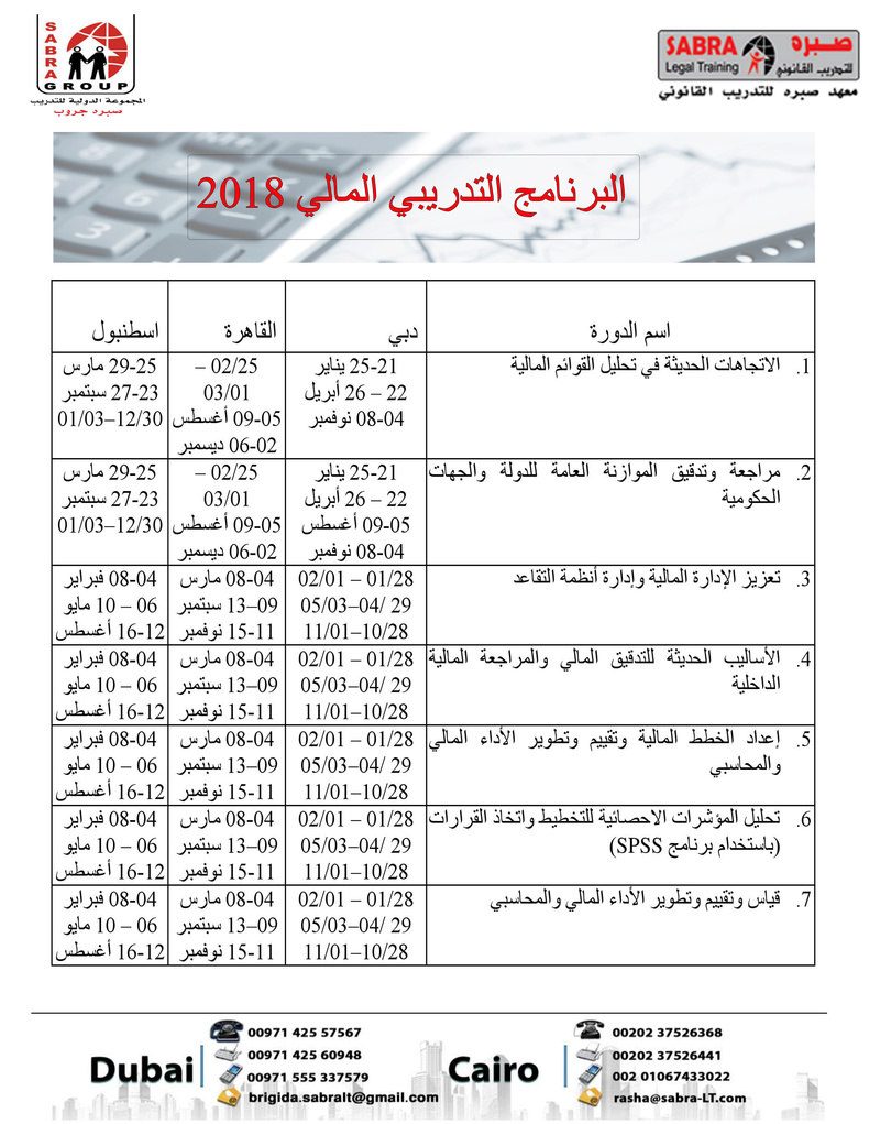 البرنامج المالى 2018 Financ24