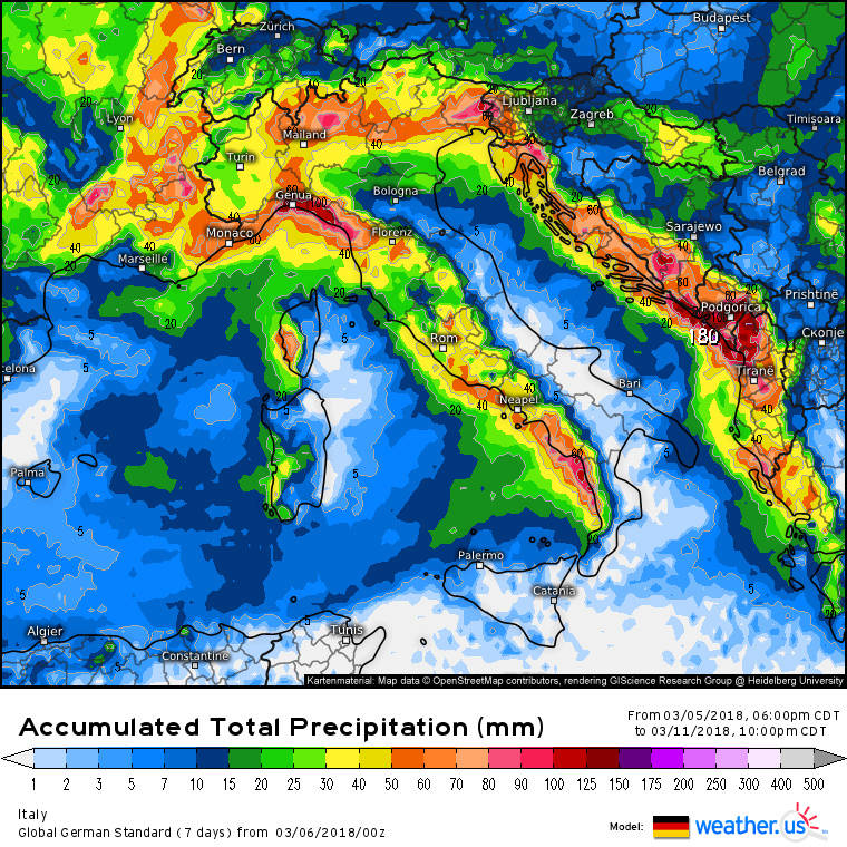 Pioggia e neve 6-11 Marzo Us_mod73