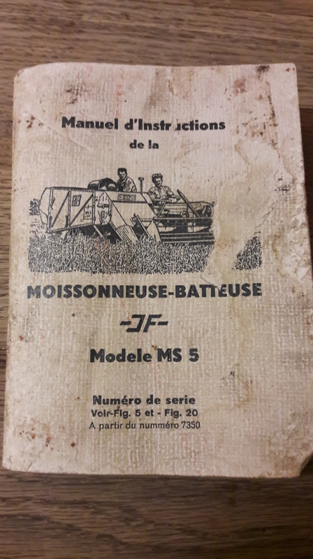 Moissonneuse Batteuse JF MS 5 15128510