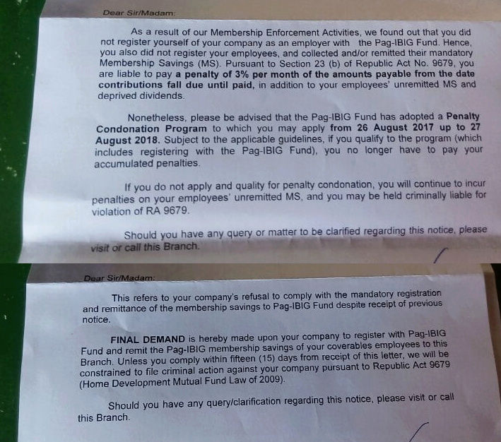 Need help on letter of pagibig fund Pagibi10