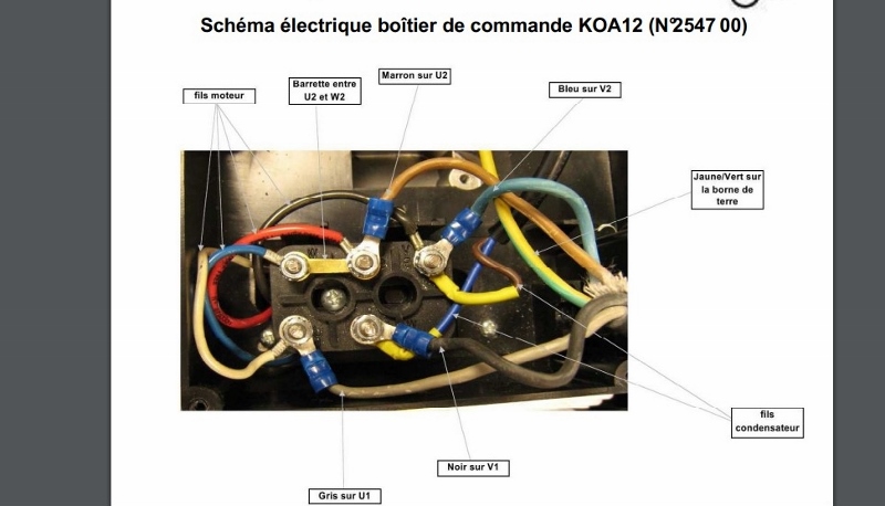 Moteur scie à bûches  Notice10