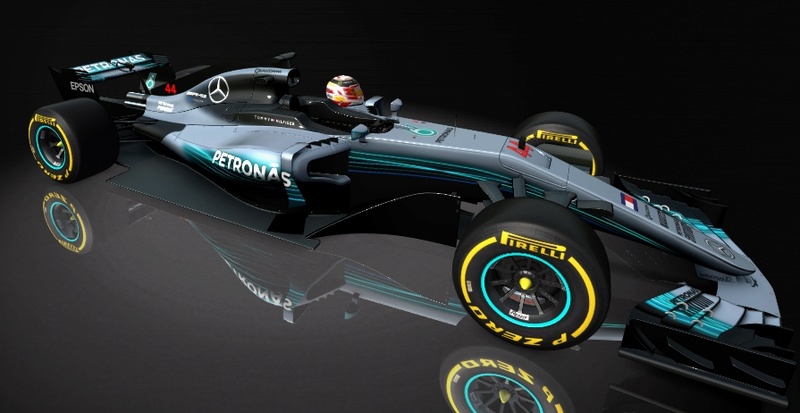 Custom Mercedes AMG W09 Lewis_13