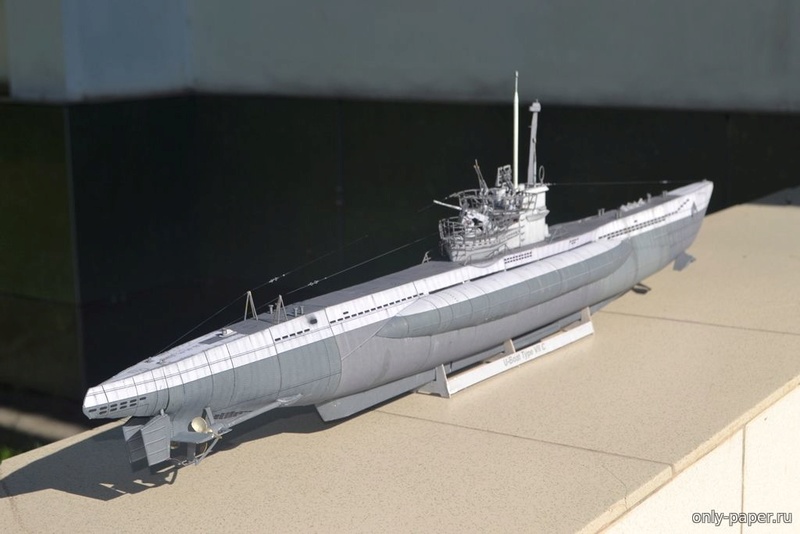 U-Boat Type VIIC. Бумага. 1/72 46335310