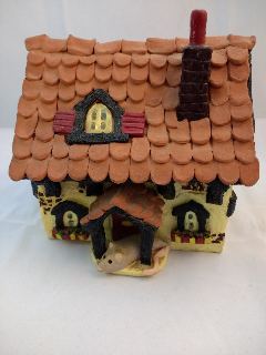 Pottery house and mushroom Tmp-ca10