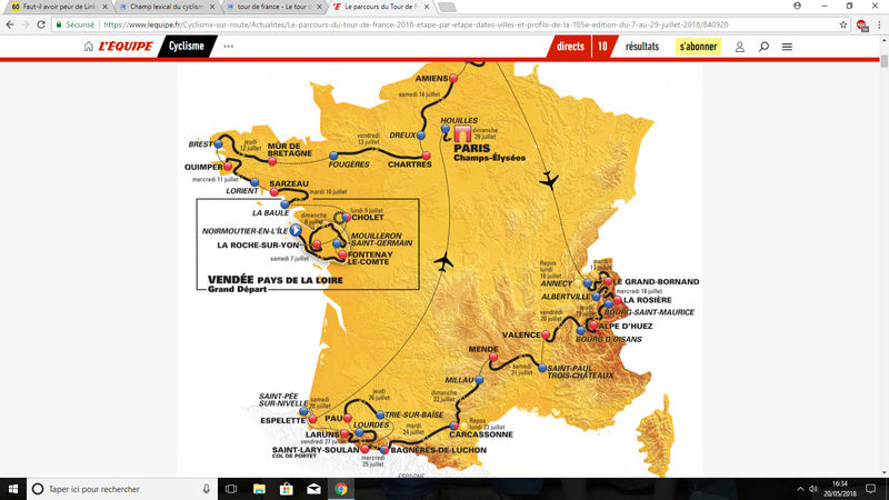 Vélo - Le tour de France Tour_d10