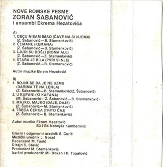 Zoran Šabanović - Diskografija 1987-111